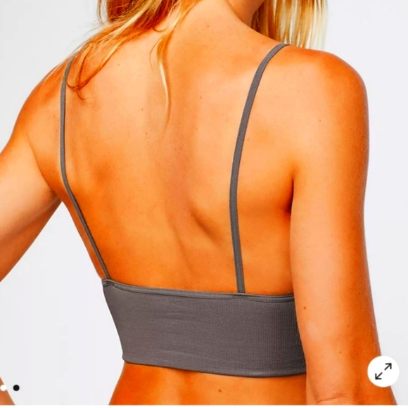 Free People Intimately Ali Low-Back Seamless Bra Bralette Cami NEW! M/L - Picture 3 of 7